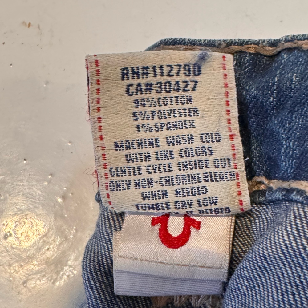 True Religion Billy Bootcut Jeans – Made in USA – Size 29 – Y2K Vintage - Picture 6 of 8